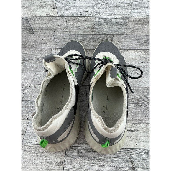 ECCO BIOM H4 Golf Shoes Men Gray White Green EU Sz 46 US 12.5 Waterproof Leather - Picture 8 of 12